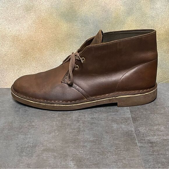 Clarks Classic Leather Brown Chukka Boots Men\'s Size 10M main image 10